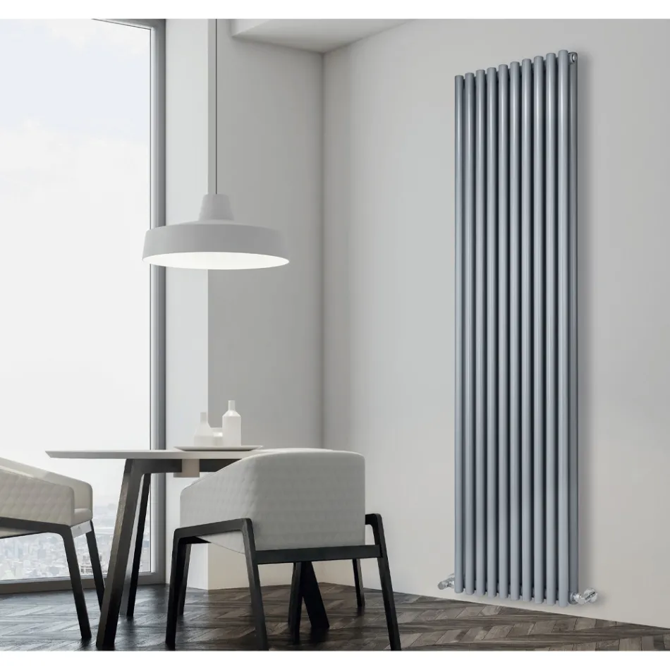 Radiator hidraulic cu colectoare orizontale si conducte verticale - Colomba Viadurini