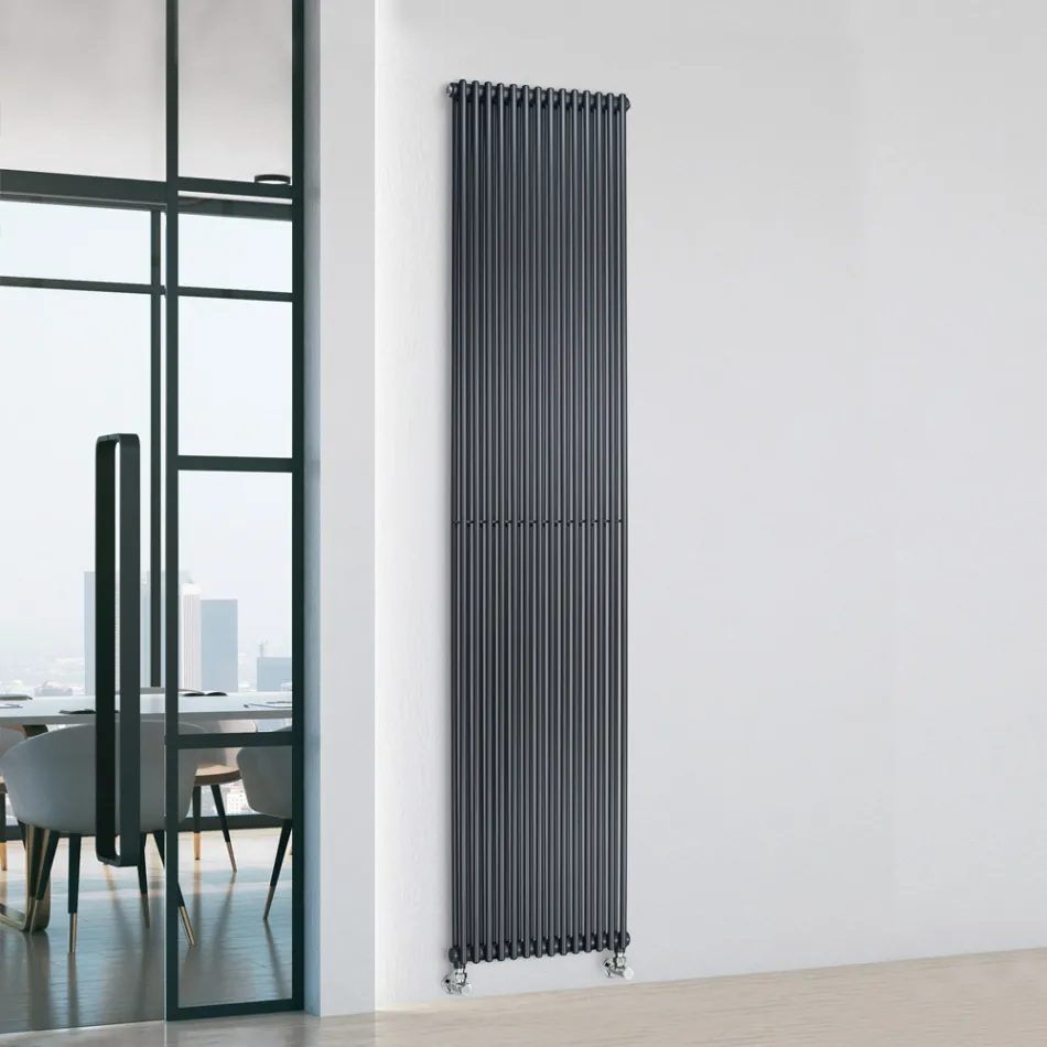 Radiator hidraulic cu Seria Dubla de Elemente Verticale Made in Italy - Pasticcio Viadurini