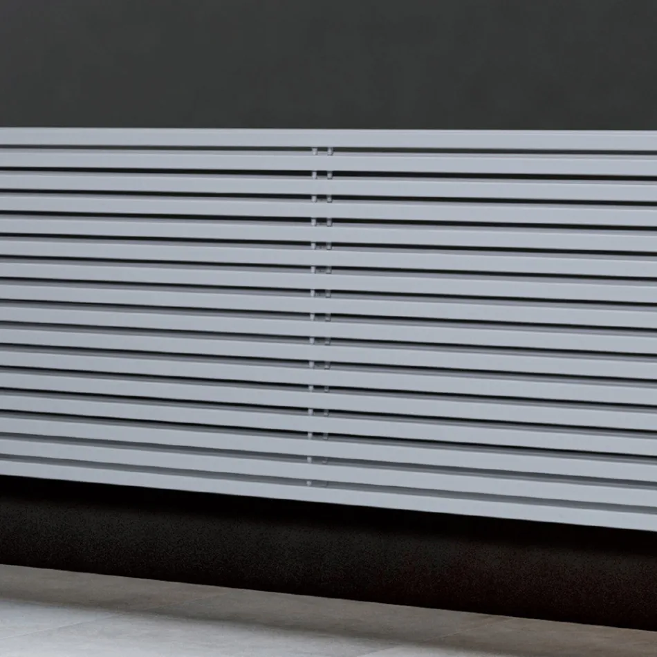 Radiator hidraulic cu elemente de secțiune pătrată dublă Fabricat în Italia - Zmeură Viadurini