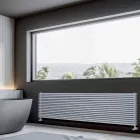 Radiator hidraulic cu elemente de secțiune pătrată dublă Fabricat în Italia - Zmeură Viadurini