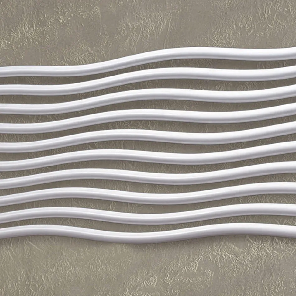 Radiator hidraulic cu elemente curbate orizontale Made in Italy - Zucchero Viadurini