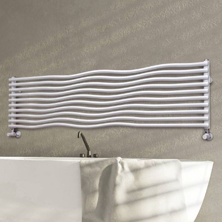 Radiator hidraulic cu elemente curbate orizontale Made in Italy - Zucchero Viadurini