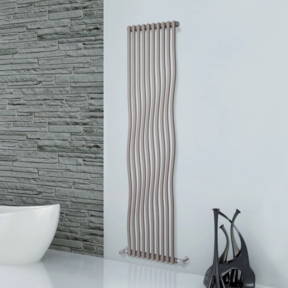 Radiator Hidraulic cu Elemente Vertice Curbate Made in Italy - Ribes Viadurini