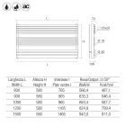 Radiator hidraulic cu diferite elemente fabricat în Italia - Ardore Viadurini