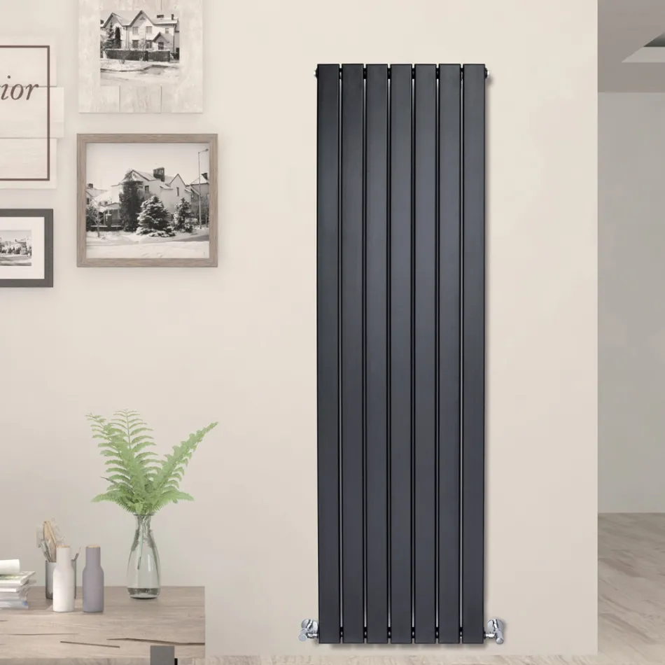 Radiator hidraulic cu o singură serie de elemente plate Made in Italy - Zabaione Viadurini