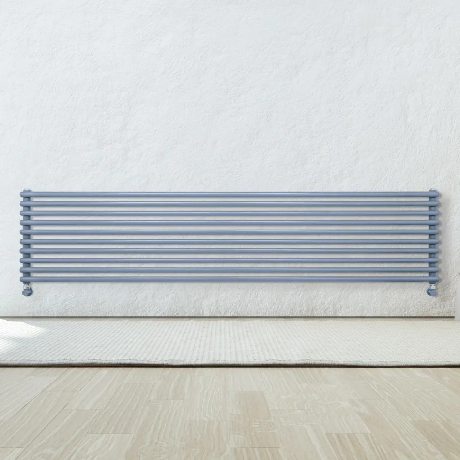 Radiator sanitar cu o serie de elemente orizontale Made in Italy - Cappello Viadurini