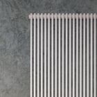Radiator hidraulic cu o serie de elemente verticale fabricate in Italia - carbon Viadurini