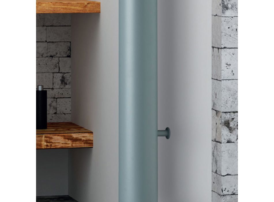 Radiator pentru instalatii sanitare, format dintr-o teava din aluminiu fabricata in Italia - Pandoro Viadurini
