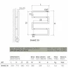 Radiatorul cu crom hidraulic Snake de Scirocco H, design modern Viadurini
