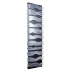 Radiator hidraulic de design pentru cameră de zi sau baie cu Led 839 W - Strălucire Viadurini