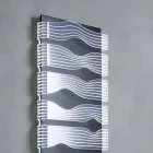 Radiator hidraulic de design pentru cameră de zi sau baie cu Led 839 W - Strălucire Viadurini