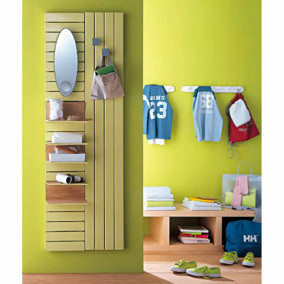 Termoarredo Design oțel hidraulic cu rafturi Utility H Scirocco Viadurini