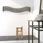 Termoarredo hidraulic design modern în Wave de oțel Scirocco H Viadurini