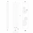 radiator Design hidraulic cu capac nou Rochie de H Scirocco Viadurini