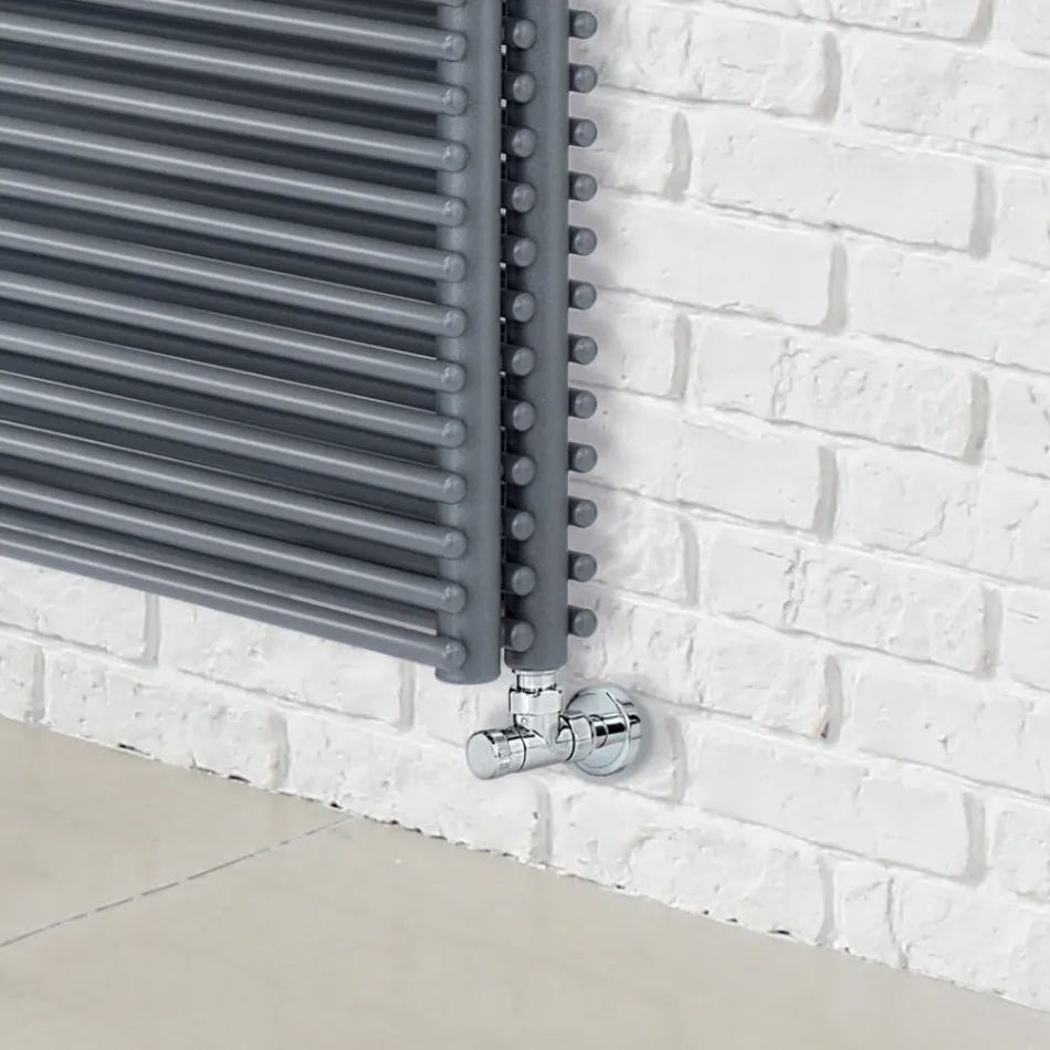 Radiator Hidraulic din Otel cu Sectiune Tripla de Elemente Made in Italy - Ciambella Viadurini