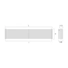 Radiator Hidraulic Otel cu Sectiune Tripla de Elemente Made in Italy - Ciambella Viadurini