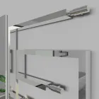 Radiator decorativ hidraulic din oțel inoxidabil periat Snake de Scirocco H Viadurini