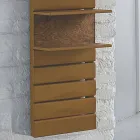 Hidraulic Termoarredo oțel, rafturi de stejar, Utility H Scirocco Viadurini