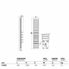 Hidraulic Termoarredo oțel, rafturi de stejar, Utility H Scirocco Viadurini
