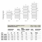 radiator hidraulic din oțel vopsit alb Sail H Scirocco Viadurini