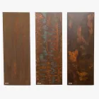 Radiator hidraulic din Pulbere de Marmură Italiană cu efect Corten - Linii Viadurini