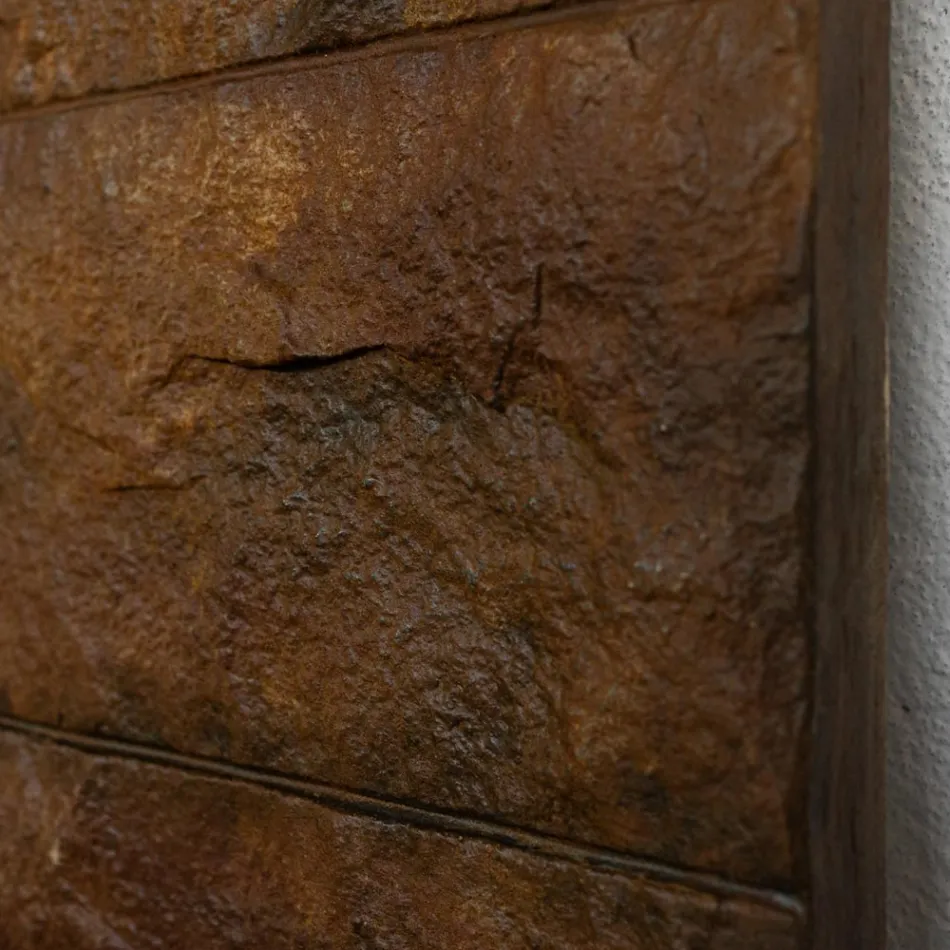 Radiator hidraulic cu finisaj corten cu pulbere de marmură italiană - Terraa Viadurini