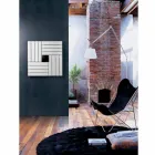 Termoarredo hidraulic de design pătrat realizate în Italia Piața H Scirocco Viadurini