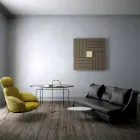 Termoarredo hidraulic de design pătrat realizate în Italia Piața H Scirocco Viadurini