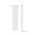 Radiator Hidraulic Fabricat cu Structură din Oțel Carbon - Înghețată Viadurini