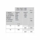 Radiator de perete hidraulic vertical de design modern până la 1224 wați - Regolo Viadurini