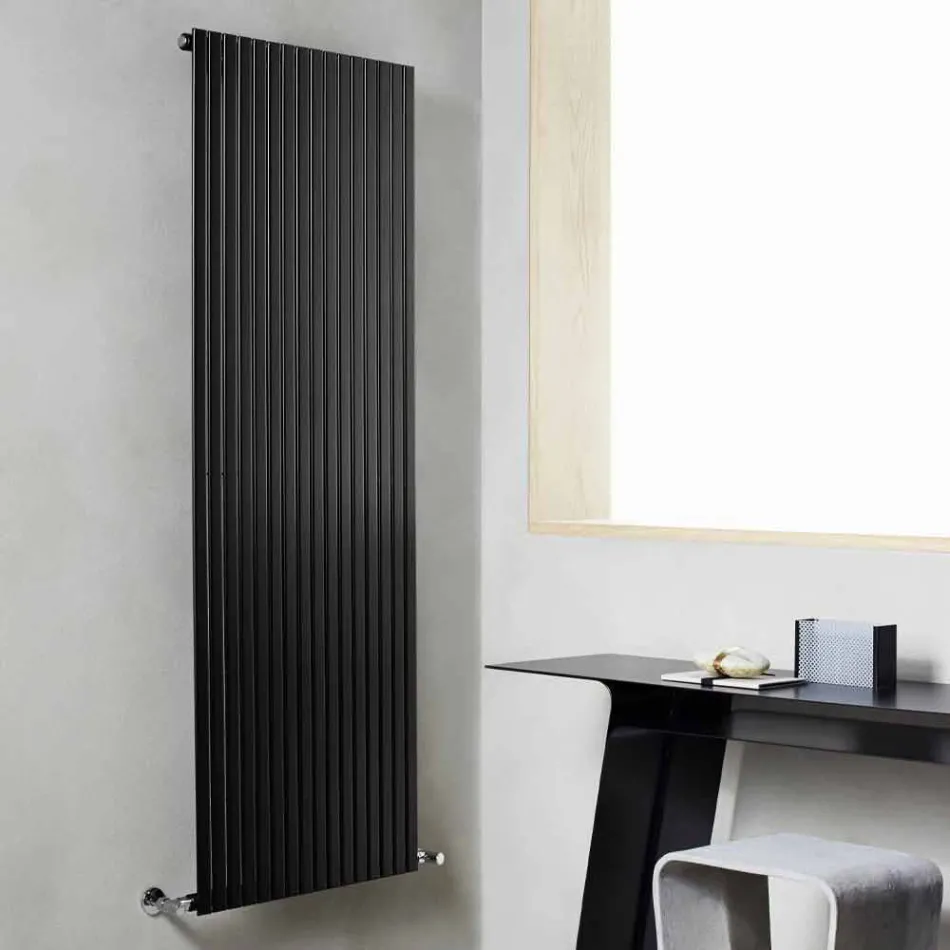 Radiator de perete hidraulic vertical de design modern până la 1224 wați - Regolo Viadurini