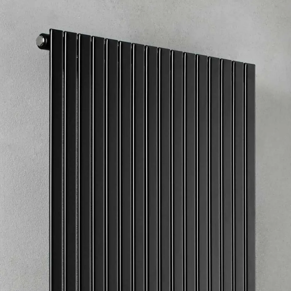 Radiator de perete hidraulic vertical de design modern până la 1224 wați - Regolo Viadurini