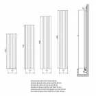 Radiator hidraulic de perete cu design modern, până la 700 W - 100 de linii Viadurini