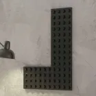 Termoarredo lego moderne electrice colorate, Cărămidă de Scirocco H Viadurini