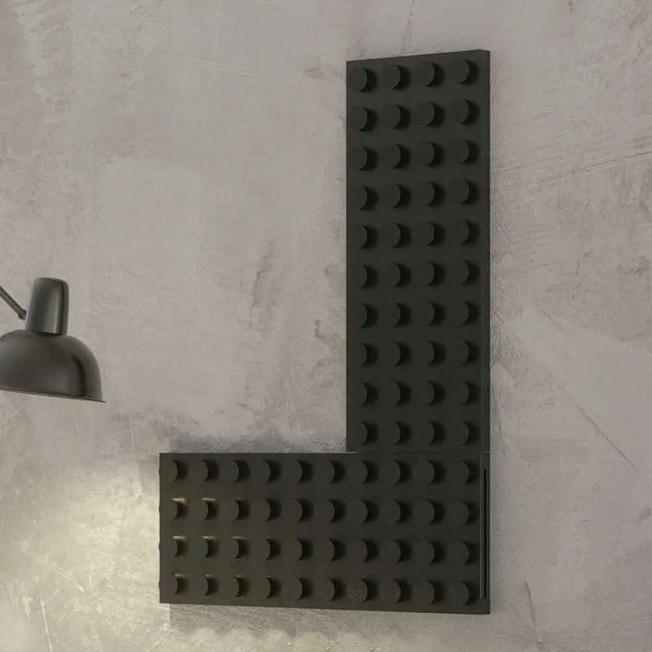 Termoarredo lego moderne electrice colorate, Cărămidă de Scirocco H Viadurini