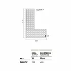 Design Termoarredo electrice Lego Brick fabricate in Italia H Scirocco Viadurini