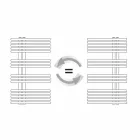 Încălzitor de prosoape cu design modern, montat pe perete, până la 690 W - păun Viadurini