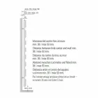 Încălzitor de prosoape cu radiator crom în oțel Design hidraulic 483 W - Pavone Viadurini