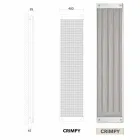 Vertical hidraulic Termoarredo design modern rochie nouă de Scirocco H Viadurini