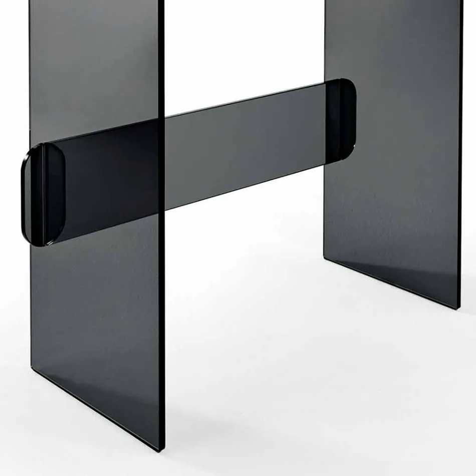 Masă de toaletă machiaj cu oglindă și sertar de sticlă 3 finisaje - Salvie Viadurini