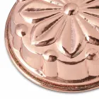 Tigaie rotundă de tort din cupru, conservată manual, cu decor de flori 28 cm - Gianmattia Viadurini