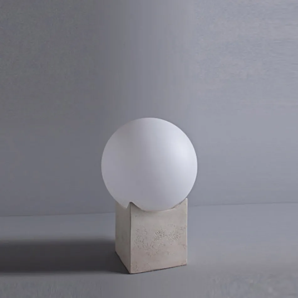 Stâlp de lumină de exterior Toscot Atlante din teracotă fabricat în Toscana Viadurini