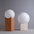 Stâlp de lumină de exterior Toscot Atlante din teracotă fabricat în Toscana Viadurini