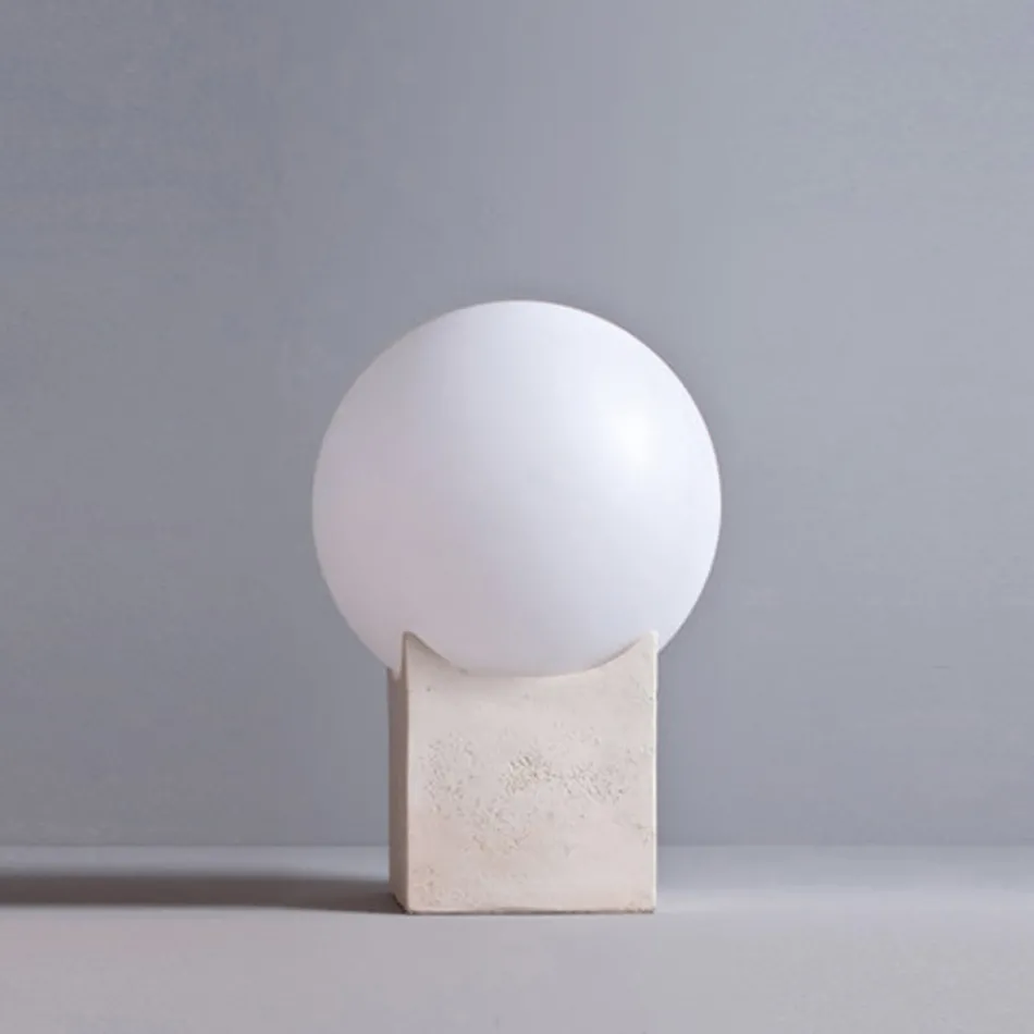 Stâlp de lumină de exterior Toscot Atlante din teracotă fabricat în Toscana Viadurini