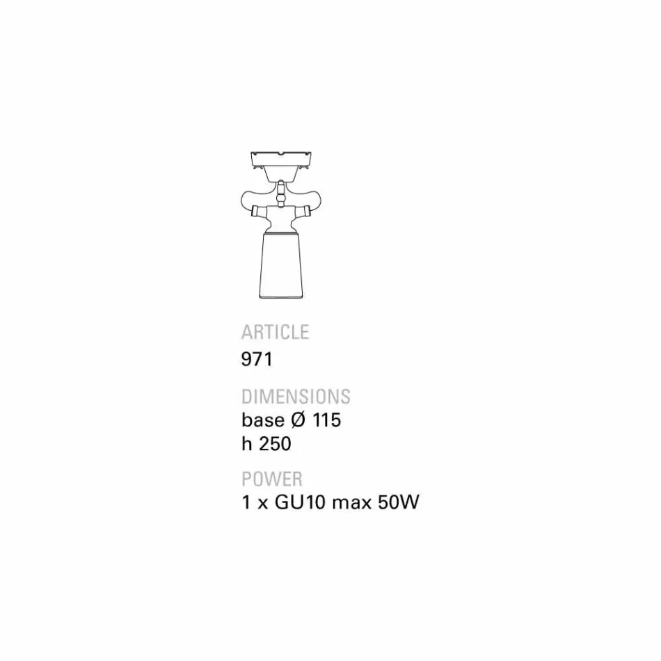 TOSCOT Battersea lumina reflectoarelor plafon ceramice, design modern Viadurini