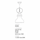 TOSCOT Battersea suspensie de proiectare lampă ceramică Viadurini