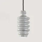 lampa TOSCOT Battersea suspensie ceramica alba Viadurini