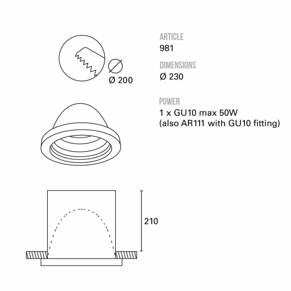 TOSCOT Karst far construit O23 cm Made in Toscana Viadurini