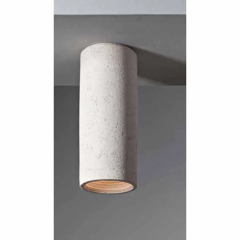 TOSCOT Karst mare plafon de lumină Ø 13 x H 31cm Made in Toscana Viadurini