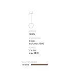 Lampă de teracotă Toscot Newton în stil contemporan Viadurini